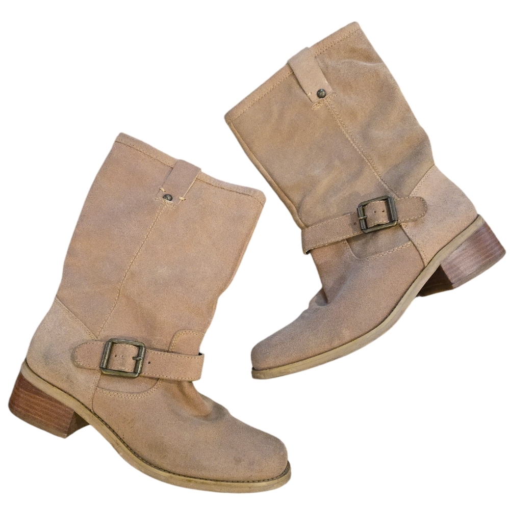 Tan Suede Women's Boots